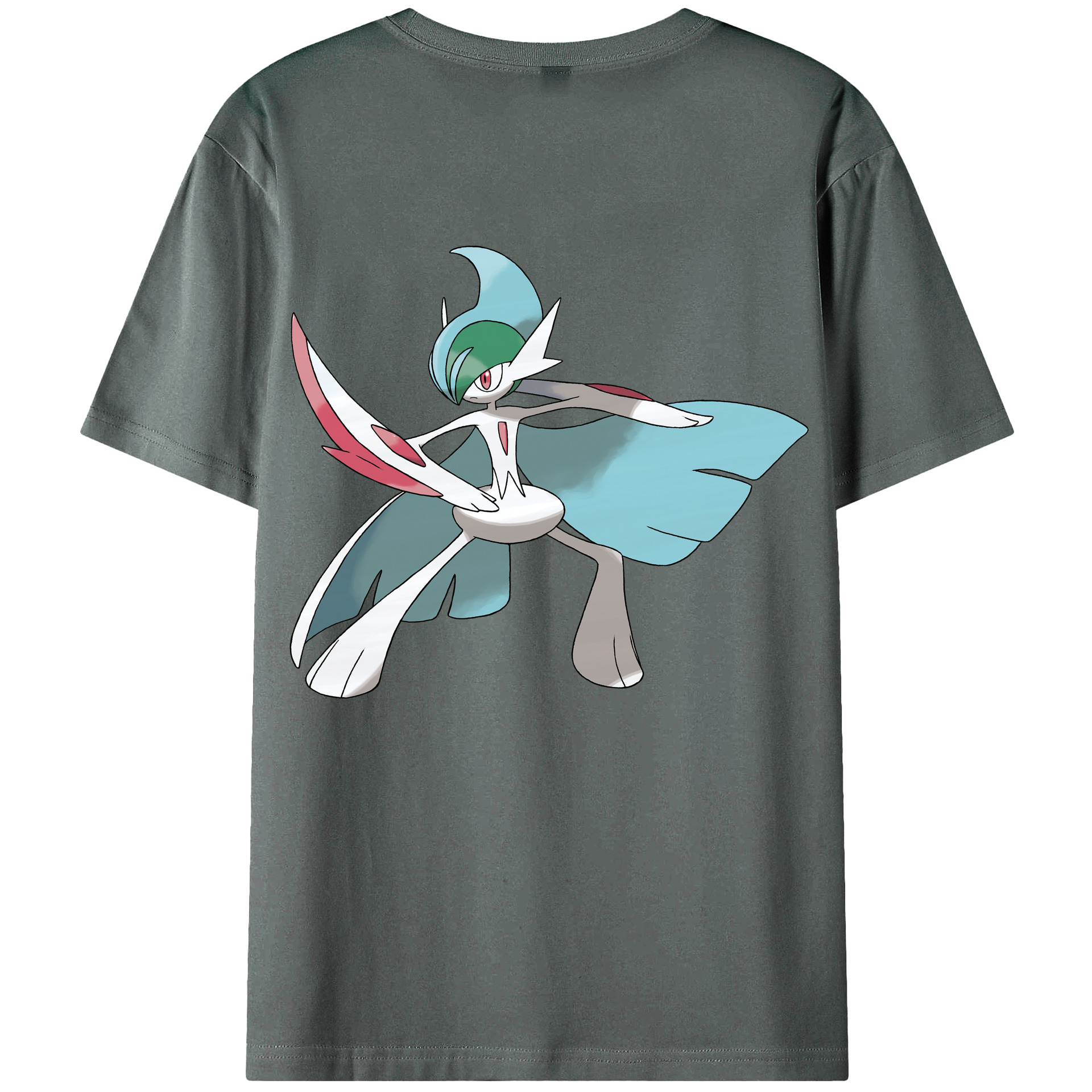 （画像用） ポケットモンスター Pokémon 綿100％ メンズ半袖Tシャツ（バックプリント） 通気性